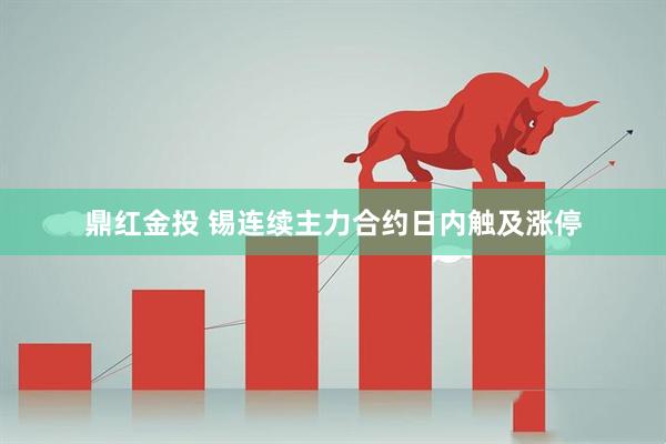鼎红金投 锡连续主力合约日内触及涨停